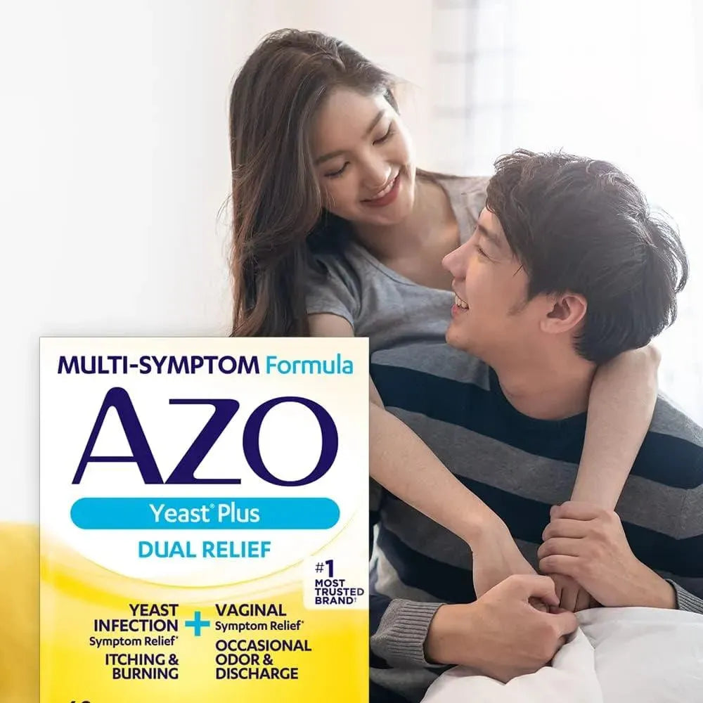 AZO - AZO Yeast Plus Dual Relief 60 Tabletas 2 Pack - The Red Vitamin MX - Suplementos Alimenticios - {{ shop.shopifyCountryName }}