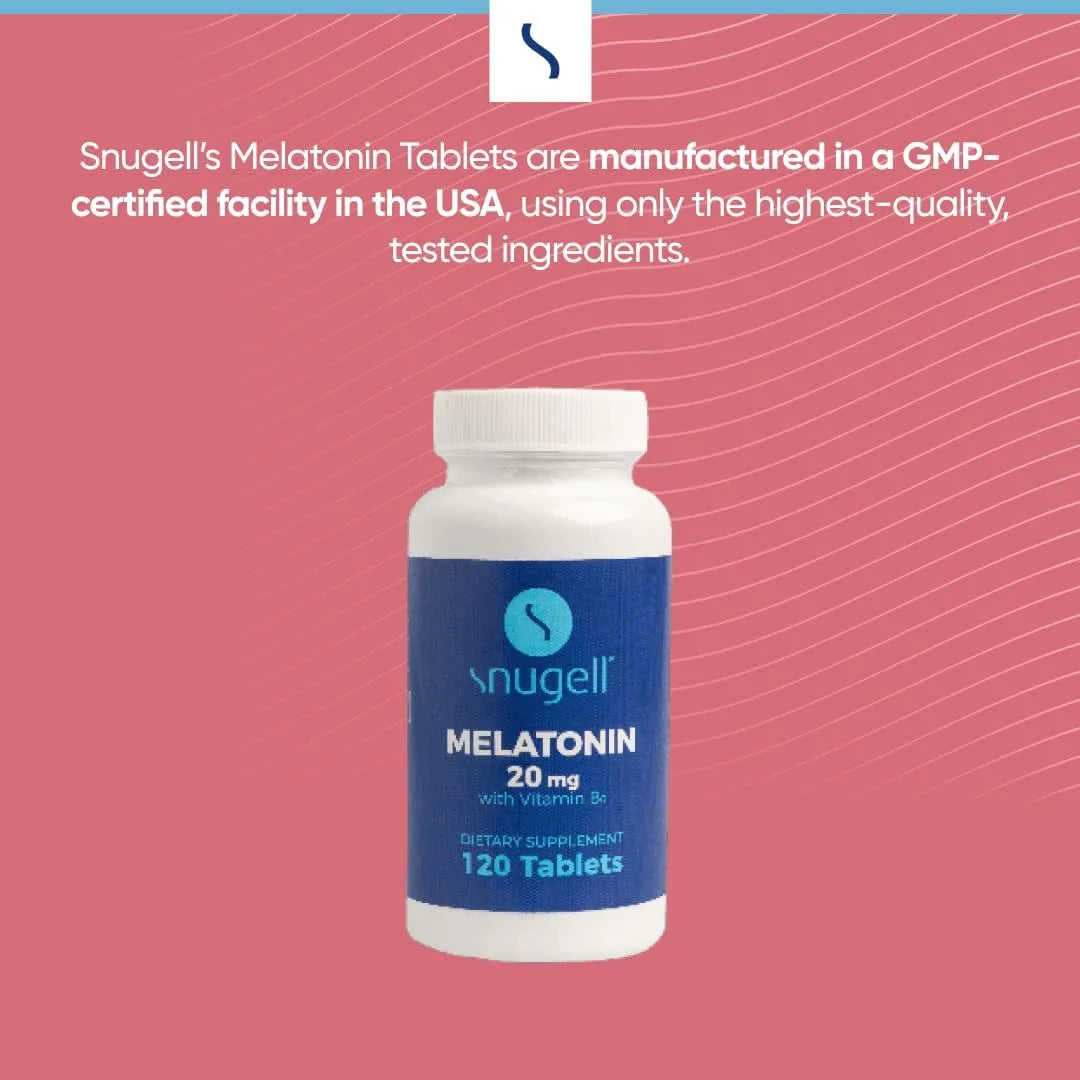 SNUGELL - Snugell Melatonin 20Mg. 120 Tabletas - The Red Vitamin MX - Suplementos Alimenticios - {{ shop.shopifyCountryName }}