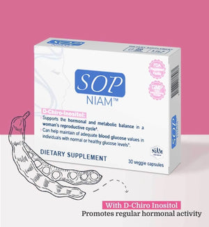 SOP NIAM - SOP NIAM D-Chiro Inositol Supplement for PCOS 60 Capsulas - The Red Vitamin MX - Suplementos Alimenticios - {{ shop.shopifyCountryName }}