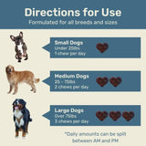 CANINE KEEPS - Canine Keeps Dog Hip and Joint Supplement 90 Masticables - The Red Vitamin MX - Cuidado De Cadera Y Articulaciones Para Perros - {{ shop.shopifyCountryName }}