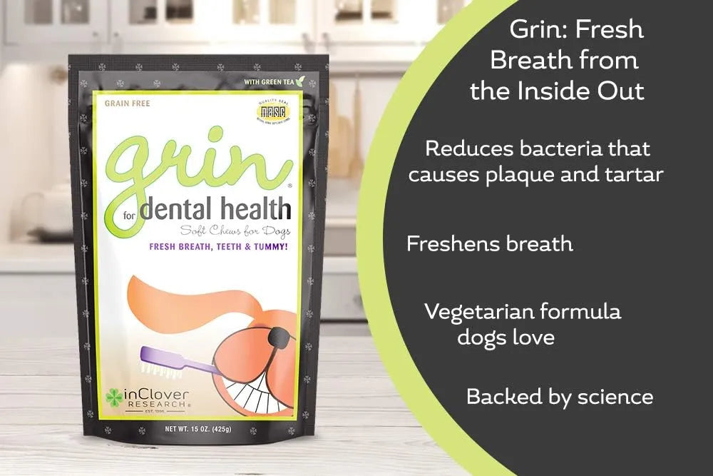 IN CLOVER - In Clover Grin Natural Dental Treat Chew for Dogs 425Gr. - The Red Vitamin MX - Cuidado Dental Para Perros - {{ shop.shopifyCountryName }}