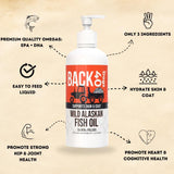 BACK 40 DOGS - Back 40 Dogs Wild Alaskan Fish Oil for Dogs 32 Fl.Oz. - The Red Vitamin MX - Aceite De Pescado Para Perros - {{ shop.shopifyCountryName }}