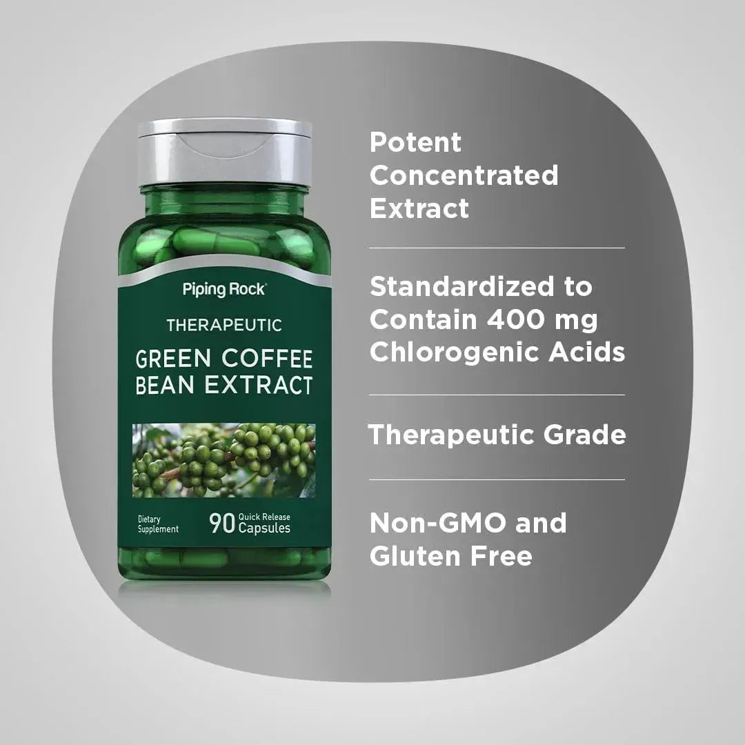 PIPING ROCK - Piping Rock Green Coffee Bean Extract 8000Mg. 90 Capsulas - The Red Vitamin MX - Suplementos Alimenticios - {{ shop.shopifyCountryName }}