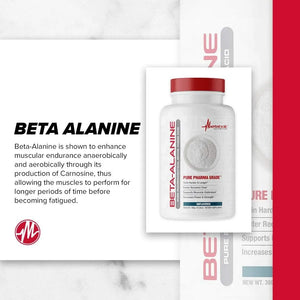 METABOLIC NUTRITION - Metabolic Nutrition Beta Alanine Powder 300Gr. - The Red Vitamin MX - Suplementos Alimenticios - {{ shop.shopifyCountryName }}