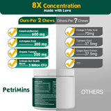 PETRIMINS - PetriMins Advanced Allergy Immune Itch Relief for Dogs Bacon 90 Masticables - The Red Vitamin MX - Remedios Para La Picazón De Perros - {{ shop.shopifyCountryName }}