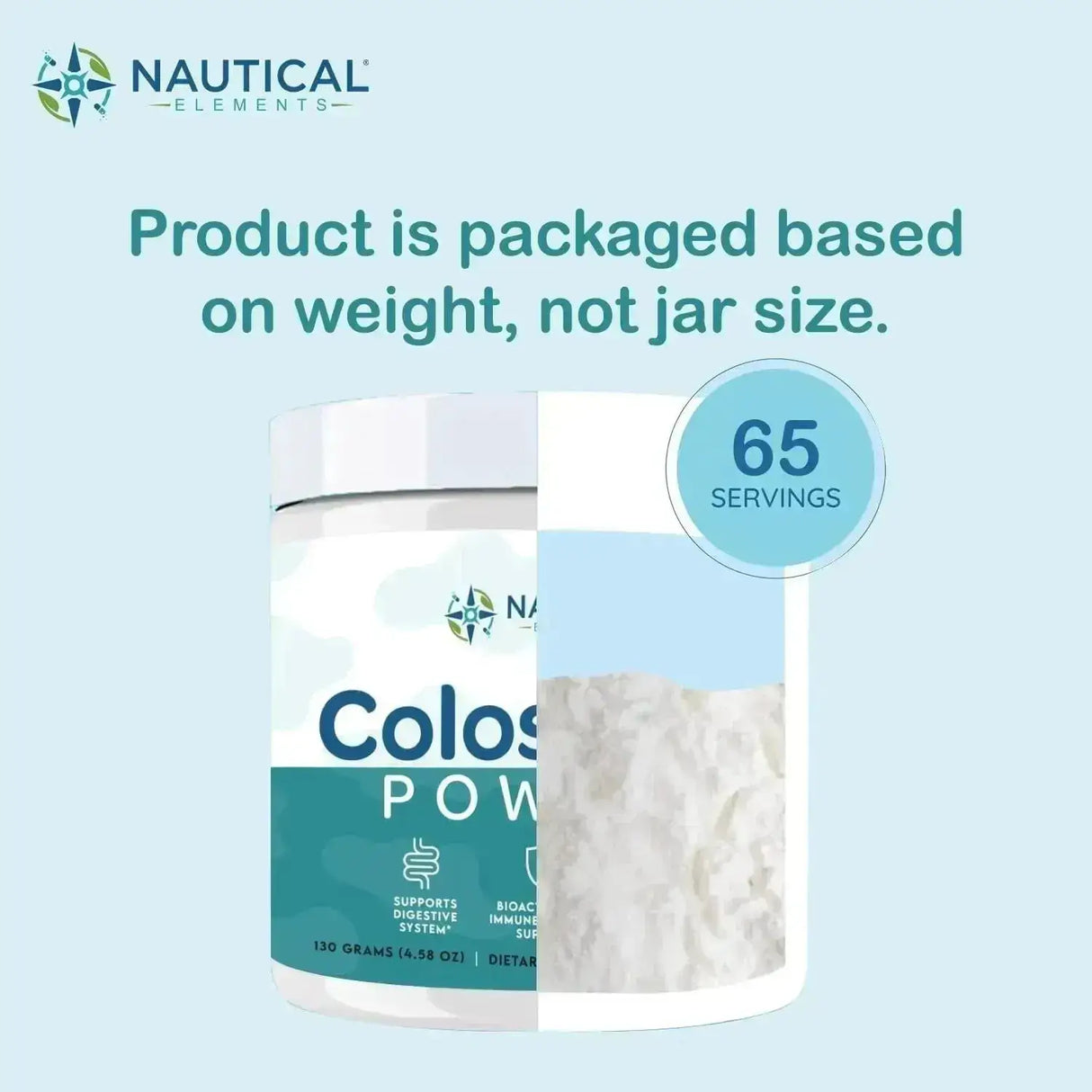 NAUTICAL ELEMENTS - Nautical Elements Pure Colostrum Powder 130Gr. - The Red Vitamin MX - Suplementos Alimenticios - {{ shop.shopifyCountryName }}