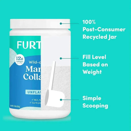 FURTHER FOOD - Further Food Unflavored Marine Collagen Peptides Powder 168Gr. - The Red Vitamin MX - Suplementos Alimenticios - {{ shop.shopifyCountryName }}