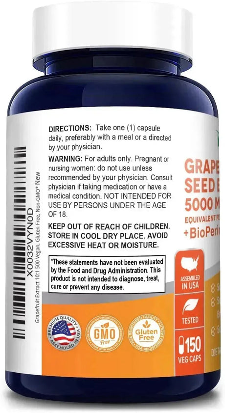 NUSAPURE - NusaPure Grapefruit Extract 5,000Mg. 150 Capsulas - The Red Vitamin MX - Suplementos Alimenticios - {{ shop.shopifyCountryName }}