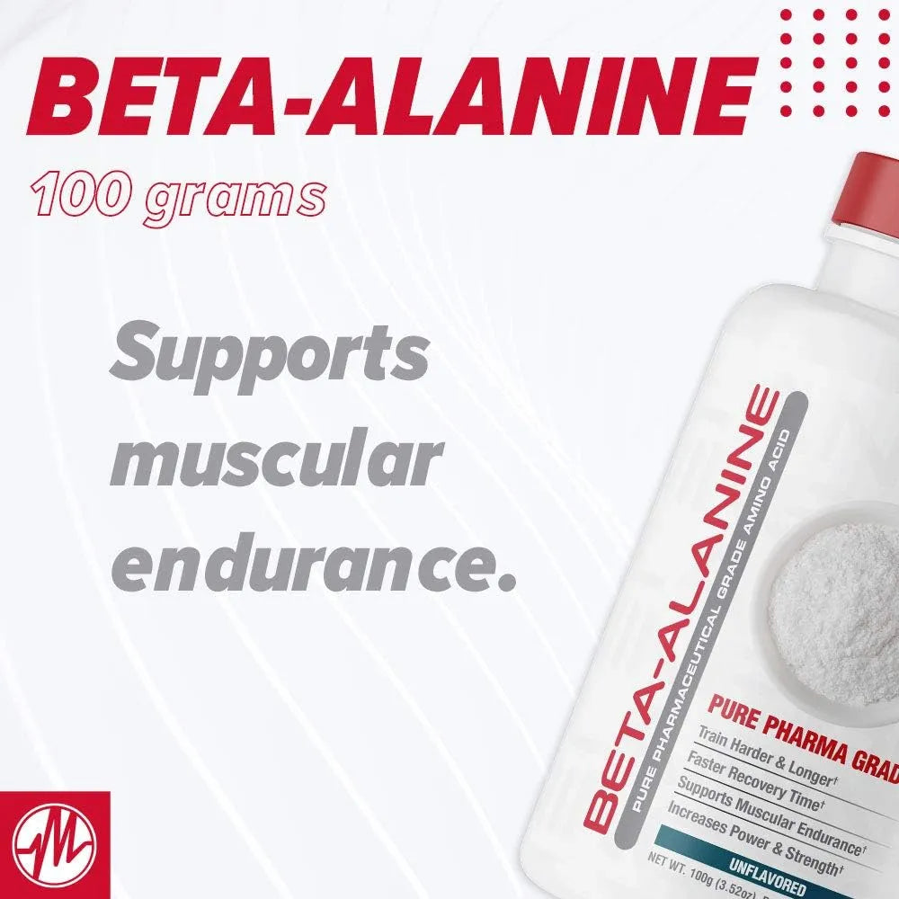 METABOLIC NUTRITION - Metabolic Nutrition Beta Alanine Powder 100Gr. - The Red Vitamin MX - Suplementos Alimenticios - {{ shop.shopifyCountryName }}