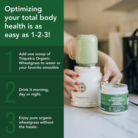TRIQUETRA - Triquetra Health Organic Wheatgrass Juice Powder 60 Servicios 150Gr. - The Red Vitamin MX - Suplementos Alimenticios - {{ shop.shopifyCountryName }}