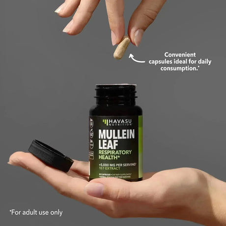HAVASU NUTRITION - HAVASU NUTRITION Mullein Leaf Extract 180 Capsulas - The Red Vitamin MX - Suplementos Alimenticios - {{ shop.shopifyCountryName }}