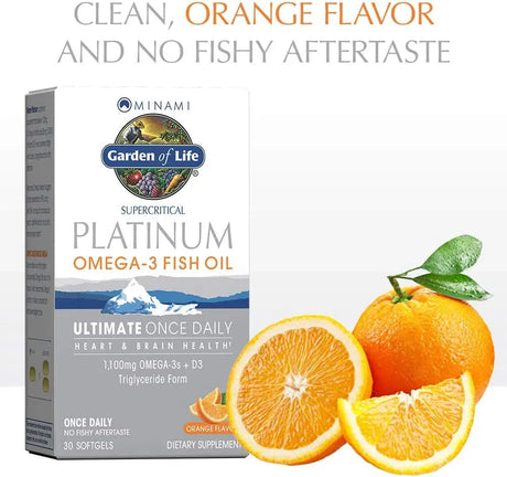 GARDEN OF LIFE - Garden of Life Minami Supercritical Platinum Omega 3 Fish Oil 30 Capsulas Blandas - The Red Vitamin MX - Suplementos Alimenticios - {{ shop.shopifyCountryName }}
