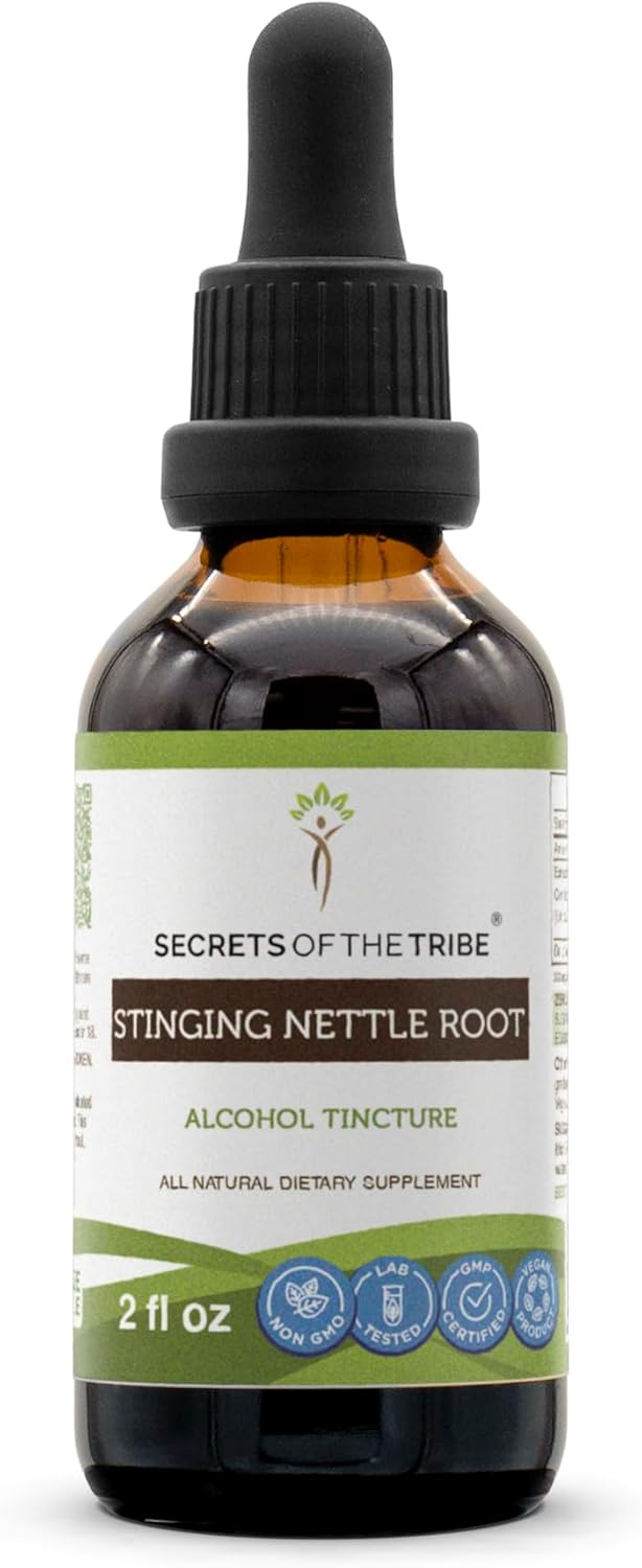 Secrets of the Tribe Stinging Nettle Root Tincture Alcohol Extract 2 Fl.Oz.