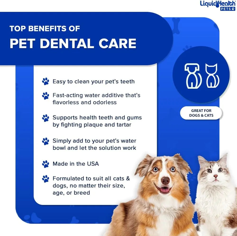 LIQUIDHEALTH - LIQUIDHEALTH Pet Dental Care Water Additive for Dogs & Cats 473Ml. - The Red Vitamin MX - Cuidado Dental Para Perros - {{ shop.shopifyCountryName }}
