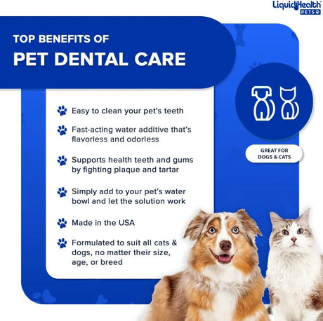 LIQUIDHEALTH - LIQUIDHEALTH Pet Dental Care Water Additive for Dogs & Cats 473Ml. - The Red Vitamin MX - Cuidado Dental Para Perros - {{ shop.shopifyCountryName }}