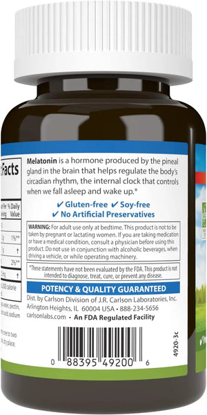 CARLSON - Carlson Melatonin Gummies 2.5Mg. 60 Gomitas - The Red Vitamin MX - Suplementos Alimenticios - {{ shop.shopifyCountryName }}