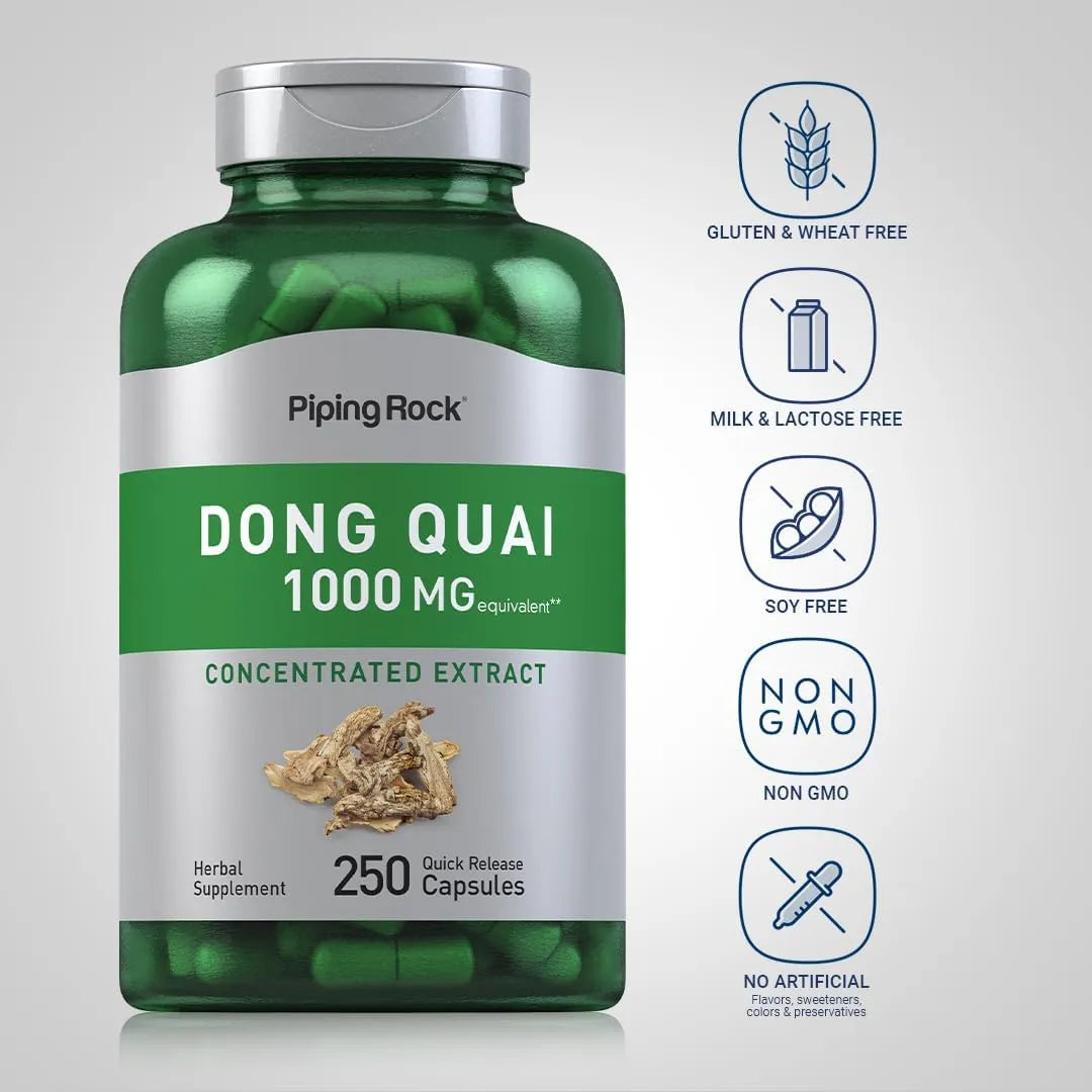 PIPING ROCK - Piping Rock Dong Quai 1000Mg. 250 Capsulas - The Red Vitamin MX - Suplementos Alimenticios - {{ shop.shopifyCountryName }}