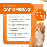 Liquid Health Pets Wild Caught Omega 3 Fish Oil for Cats 8 Fl.Oz. 2 Pack