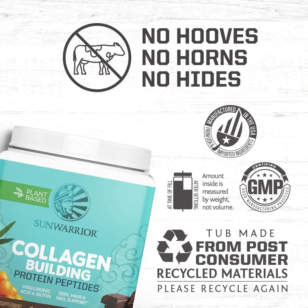 SUNWARRIOR - Sunwarrior Vegan Collagen Protein Powder Plant-based Chocolate 500Gr. - The Red Vitamin MX - Suplementos Alimenticios - {{ shop.shopifyCountryName }}