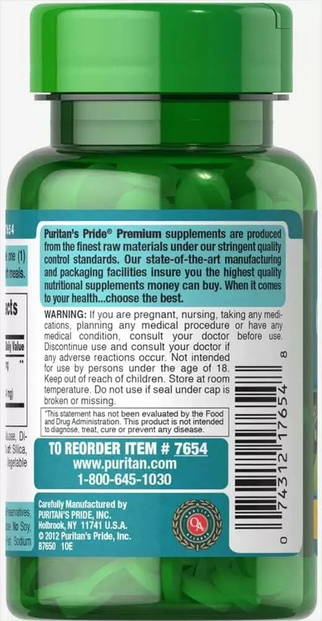 PURITAN'S PRIDE - Puritan's Pride Ginkgo Biloba 60Mg. 120 Tabletas - The Red Vitamin MX - Suplementos Alimenticios - {{ shop.shopifyCountryName }}