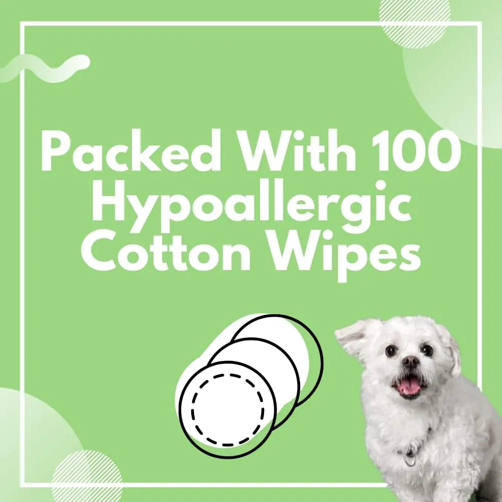 BARKOS - BARKOS Dog Ear Cleaner Wipes 100 Toallitas - The Red Vitamin MX - Cuidado Del Oído De Perros - {{ shop.shopifyCountryName }}