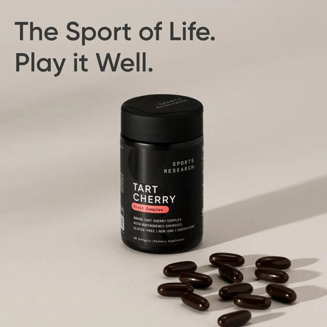 SPORTS RESEARCH - Sports Research Tart Cherry Concentrate 60 Capsulas Blandas - The Red Vitamin MX - Suplementos Alimenticios - {{ shop.shopifyCountryName }}