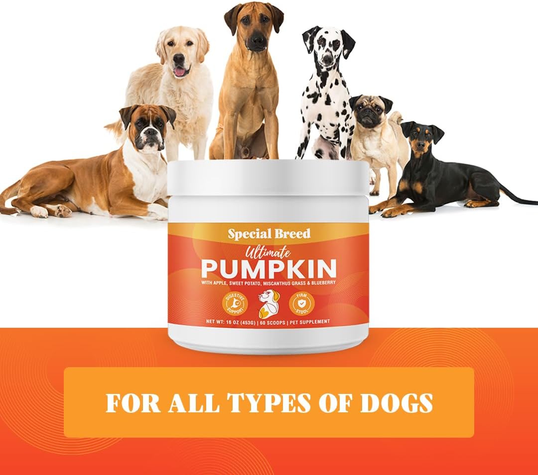 Special Breed Ultimate Pumpkin for Dogs 60 Servicios 453Gr.