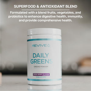 Revive MD Daily Green Powder Superfood Espresso 30 Servicios 390Gr.