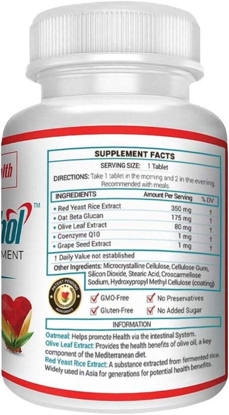 NUTRACHOL - Naturachol Advanced Cholesterol Support Formula 90 Tabletas - The Red Vitamin MX - Suplementos Alimenticios - {{ shop.shopifyCountryName }}