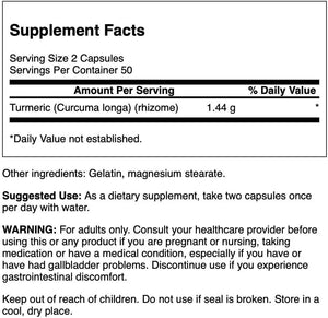 SWANSON - Swanson Full Spectrum Turmeric 720Mg. 100 Capsulas - The Red Vitamin MX - Suplementos Alimenticios - {{ shop.shopifyCountryName }}
