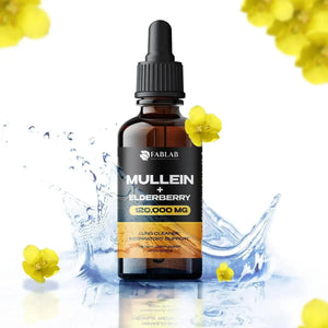 FABLAB - FabLab Mullein Leaf Extract with Elderberry 120,000Mg. 4 Fl.Oz. - The Red Vitamin MX - Suplementos Alimenticios - {{ shop.shopifyCountryName }}