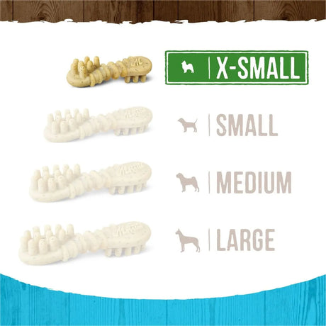MERRICK - Merrick Fresh Kisses Natural Dental Chews Toothbrush Treat For Tiny Dogs 5-15 Lbs 78 Piezas - The Red Vitamin MX - Cuidado Dental Para Perros - {{ shop.shopifyCountryName }}