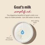 The Honest Kitchen Human Grade Instant Goat's Milk with Probiotics for Dogs and Cats 147Gr.