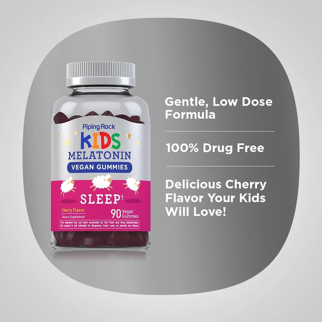 PIPING ROCK - Piping Rock Kids Melatonin Gummies 1Mg. 90 Gomitas - The Red Vitamin MX - Suplementos Alimenticios - {{ shop.shopifyCountryName }}