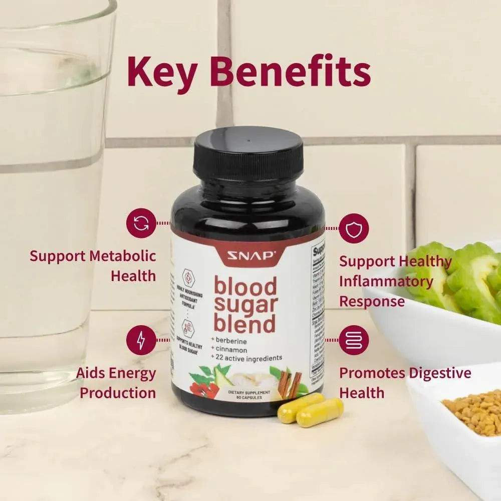 SNAP - Snap Supplements Blood Sugar Blend 60 Capsulas 2 Pack - The Red Vitamin MX - Suplementos Alimenticios - {{ shop.shopifyCountryName }}