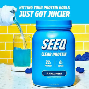 SEEQ - SEEQ Clear Whey Isolate Protein Powder Blue Razz Freeze 25 Servicios - The Red Vitamin MX - Suplementos Alimenticios - {{ shop.shopifyCountryName }}