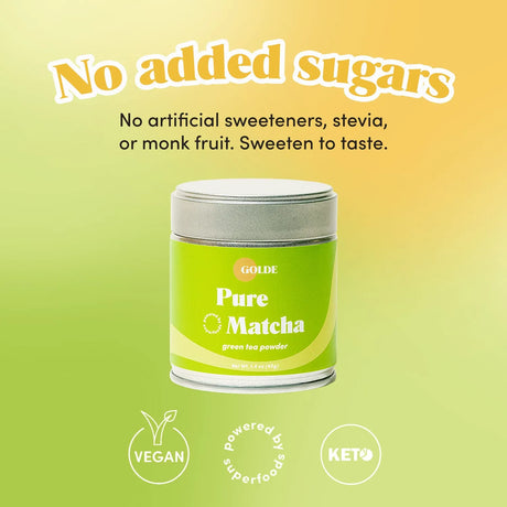 GOLDE - GOLDE Pure Matcha Ceremonial Grade Powder 40Gr. - The Red Vitamin MX - Suplementos Alimenticios - {{ shop.shopifyCountryName }}