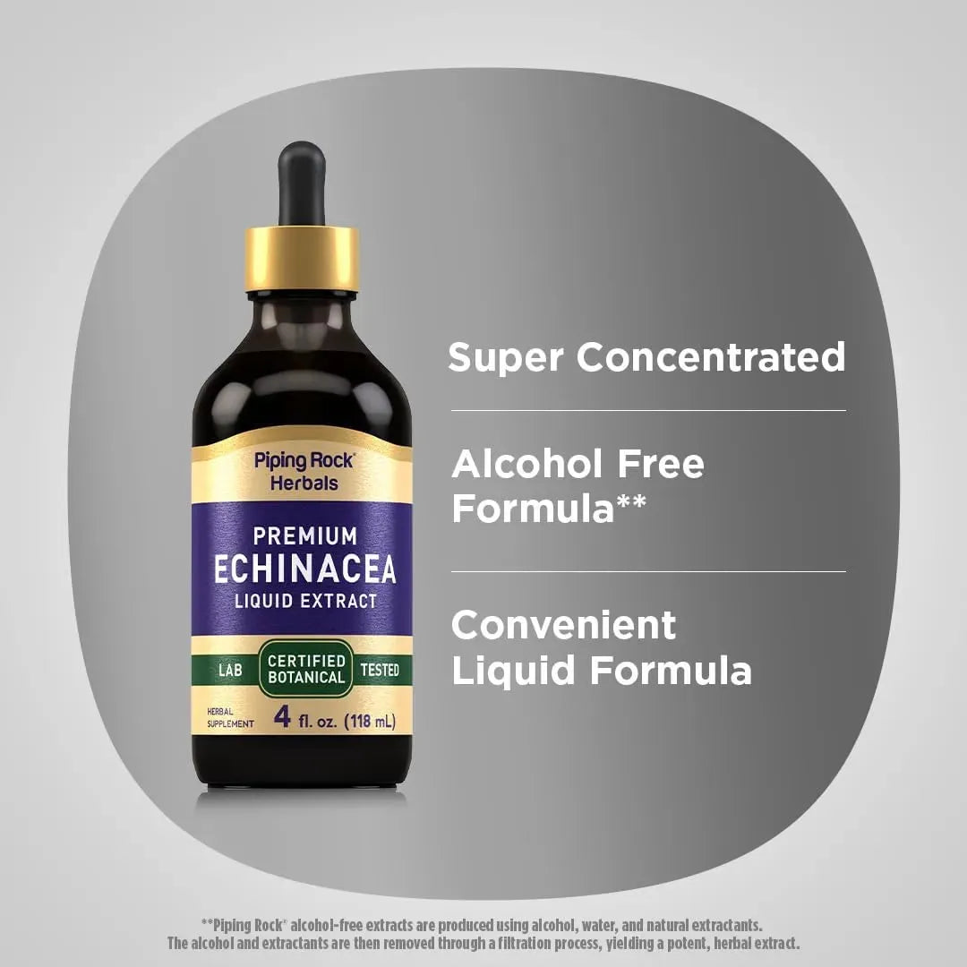 PIPING ROCK - Piping Rock Echinacea Tincture Drops 4 Fl.Oz. - The Red Vitamin MX - Suplementos Alimenticios - {{ shop.shopifyCountryName }}