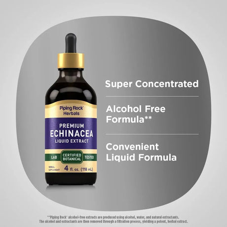 PIPING ROCK - Piping Rock Echinacea Tincture Drops 4 Fl.Oz. - The Red Vitamin MX - Suplementos Alimenticios - {{ shop.shopifyCountryName }}