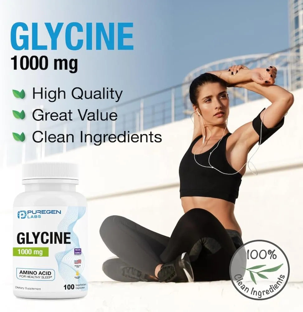 P PUREGEN LABS - P Puregen Labs Glycine 1000Mg. 100 Capsulas 2 Pack - The Red Vitamin MX - Suplementos Alimenticios - {{ shop.shopifyCountryName }}