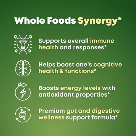 SOLNUVI - SOLNUVI Organic Super Greens Superfood 120 Capsulas - The Red Vitamin MX - Suplementos Alimenticios - {{ shop.shopifyCountryName }}