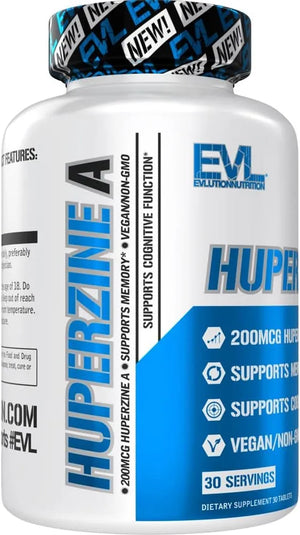 EVLUTION - Evlution Huperzine A 200mcg 30 Tabletas - The Red Vitamin MX - Suplementos Alimenticios - {{ shop.shopifyCountryName }}