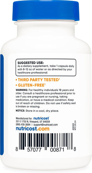 Nutricost Butterbur Extract 75Mg. 120 Capsulas
