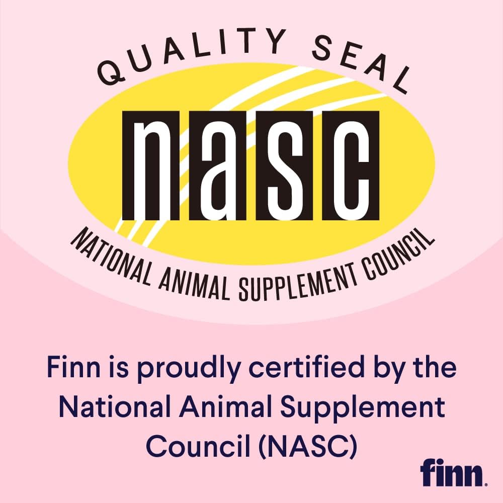 Finn Skin & Coat Salmon Oil Supplement for Dogs 90 Masticables