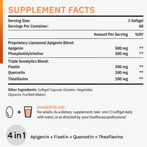 CENFFITIO - Cenffitio Liposomal Apigenin 500Mg. 60 Capsulas 2 Pack - The Red Vitamin MX - Suplementos Alimenticios - {{ shop.shopifyCountryName }}