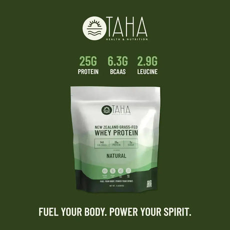 TAHA - Taha New Zealand Grass-Fed Whey Protein Concentrate Powder Natural 907Gr. - The Red Vitamin MX - Suplementos Alimenticios - {{ shop.shopifyCountryName }}