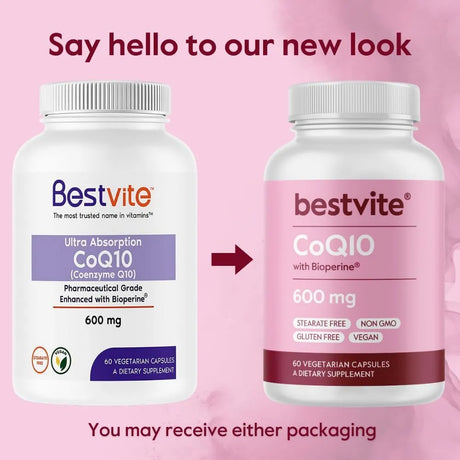 BESTVITE - BESTVITE Coenzyme CoQ10 600Mg. 60 Capsulas - The Red Vitamin MX - Suplementos Alimenticios - {{ shop.shopifyCountryName }}