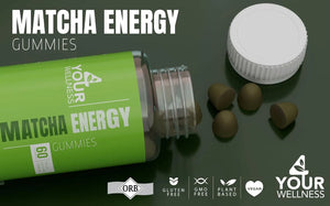 4 YOUR WELLNESS - 4 Your Wellness Matcha Organic Green Tea Energy Gummies 60 Gomitas - The Red Vitamin MX - Suplementos Alimenticios - {{ shop.shopifyCountryName }}