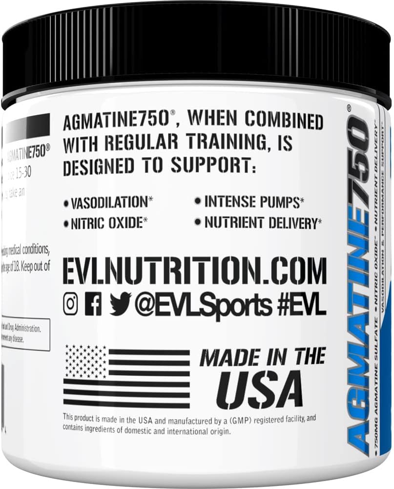Evlution Agmatine Sulfate Nitric Oxide Powder 75Gr.