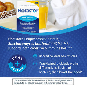 Florastor Probiotics 54 Capsulas
